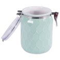 thumbnail image 5 of Design Imports CAMZ38205 Aqua Honeycomb Canister With Clamp Lock Lid - Set of 3, 5 of 10