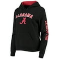 thumbnail image 2 of Women's Colosseum Black Alabama Crimson Tide Loud and Proud Pullover Hoodie, 2 of 4