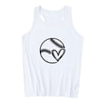 thumbnail image 4 of Pompotops Women's Pullover Sleeveless Printing Solid Color Vest Tops, 4 of 4
