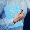 thumbnail image 1 of npkgvia Clearance,2025 Planner Planner 2025 Weekly Monthly With Stickers Jan 2025 Dec 2025 5.75" X 8.25" 2025 Calendar Planner Paper Pen Holder Inner Pocket,Multi-color, 1 of 7
