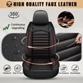 thumbnail image 4 of Car Seat Covers for Dodge Challenger 2008-2025 Waterproof Car Seat Cushion Protector,Premuim Auto Interior Accessories Red,Front Set(2 Seats), 4 of 7