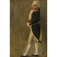 thumbnail image 3 of Jean-Paul Laurens 13x18 Black Modern Framed Museum Art Print Titled - The Steel Vault, Silhouette of the Marquis De Lafayette (1889), 3 of 5