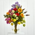 thumbnail image 3 of Nearly Natural Spring Floral Arrangement Artificial Flowers, Assorted, 3 of 4