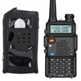 thumbnail image 4 of Funda de cuero para walkie talkie BAOFENG UV-5R UV-5RA Plus UV-5RE Plus UV-5RB, 4 of 10