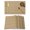 Brown, variant on Grey Placemats Set of 6 Farmhouse Striped Modern Artwork Place Mats Indoor Wipeable Table Mats Washable Cloth Dining Table Placemats for Kitchen Holiday Party Home Decor 13x19 Inch