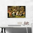 thumbnail image 2 of ARTCANVAS Wedding Dance in the Open Air Canvas Art Print by Pieter Bruegel the Elder - Size: 26" x 18" (0.75" Deep), 2 of 9