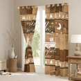 thumbnail image 3 of Erosebridal Brown Wood Camper RV Camping Print Curtains Pack of 2 (42x84 Each), Rustic Outdoor Curtains Blackout for Kids Boys and Girls, 3 of 6