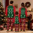 thumbnail image 4 of Uaswgudfs Christmas Family Matching Pajamas Dad’s Set, Snowflake & Plaid Print Long Sleeve Crew Neck Top + Dual Pocket Pants, Festive Holiday Sleepwear for Dad – Walmart Bestseller, 4 of 7