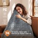 thumbnail image 5 of Manta Eléctrica Bedsure Talla Twin Acolchada con Calefacción Gris, 5 of 9