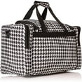 thumbnail image 3 of World Traveler 19-inch Carry-On Shoulder Duffel Bag - Black Trim Houndstooth, 3 of 7