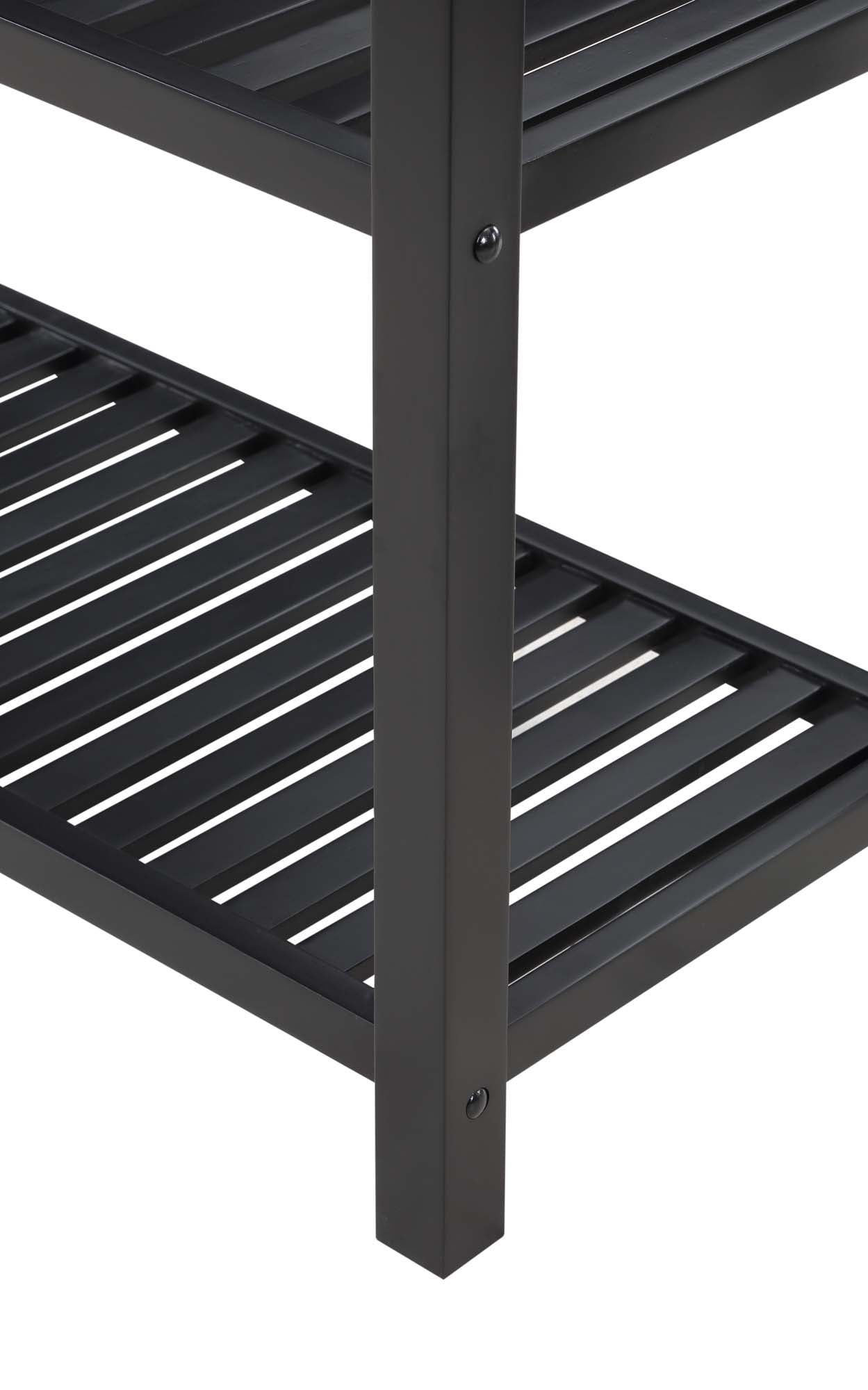 Convenience Concepts Designs2Go 3 Tier Butcher Block Kitchen Prep Island with Drawer, Multiple Finishes