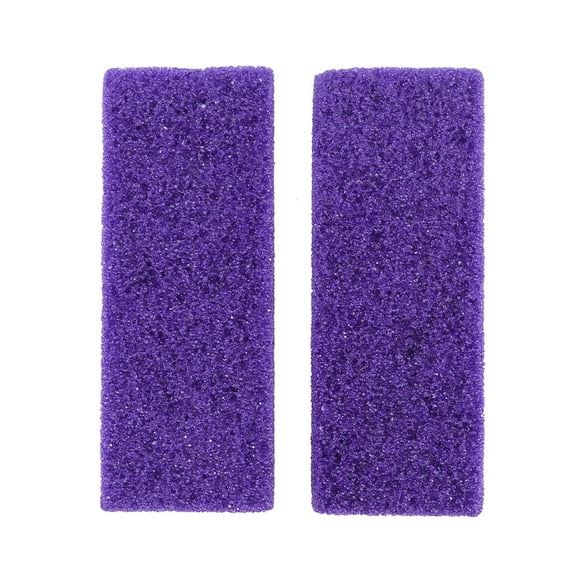 Pixnor 2 Pieces Foot Care Exfoliator Pedicure Tool Foot Pumice Stone Block Callus Remover Scrubber Dead Hard Skin Remover Cleaner (Purple)