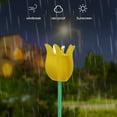 thumbnail image 4 of Vikakiooze Solar Garden Decorative Lights, Simulated Tulips Windmill Lights , Outdoor Solar Ground Lights That Can Dance With The Wind, 4 of 8