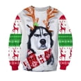 thumbnail image 3 of Suéter navideño feo 2022 con estampado 3D, divertido jersey navideño, sudadera con capucha para hombre y mujer, suéteres festivos para fiestas de otoño, jerséis, tops, 3 of 5