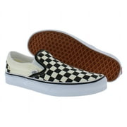 Vans U Classic Slip-On Unisex Shoes Size 5.5, Color: Black/White Checkerboard/White