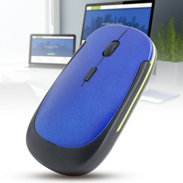 Mouse, 2.4G USB Computer Mouse With 1600 Adjustable DPI, Ergonomic Portable Ultra Slim Silent Mouse For Notebook PC Laptop Desktop