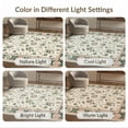 thumbnail image 7 of ODIKA Neutral Vintage Boho Trellis Lattice Distressed Pastel Solid Stain Resistant Thin Throw for Entryway, Kitchen, Laundry Room, 7 of 7