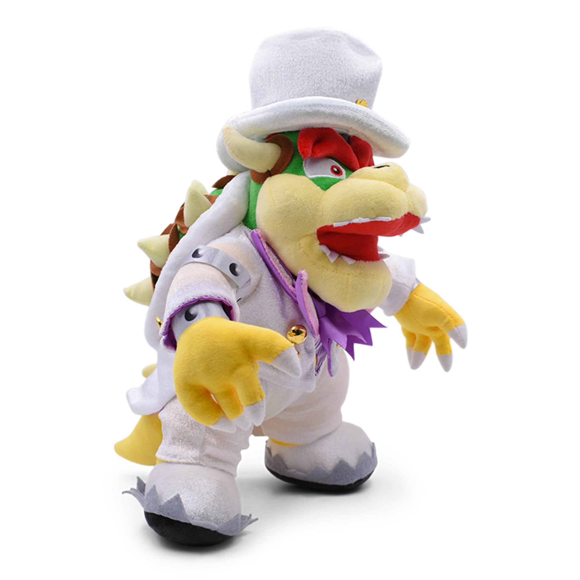 Super Mario Odyssey Plush Bowser Koopa 14" Wedding Dress Boss Stuffed Toy Doll 