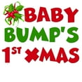 thumbnail image 3 of CafePress - Baby Bump 1St Christmas Pajamas - Women's Short Sleeve Print T-Shirt and Pants Light Cotton Pajama Set, 3 of 7