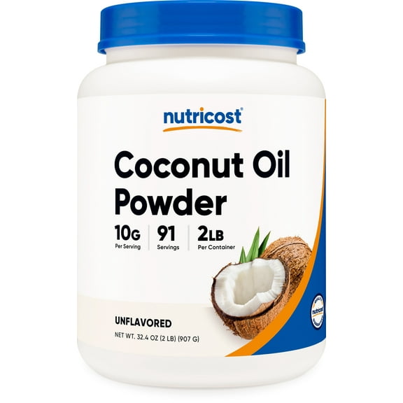Nutricost Coconut Oil Powder 2 lbs, 90 Servings - Non-GMO and Gluten-Free