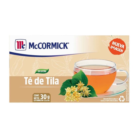 Té McCormick tila 25 sobres