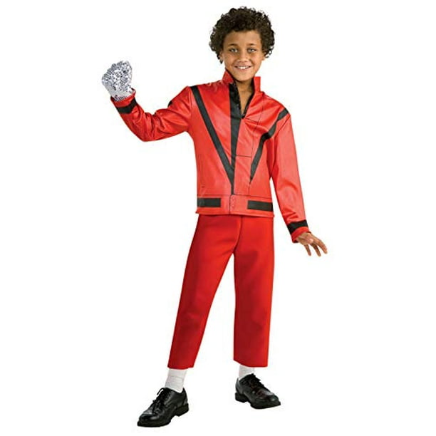 Michael Jackson Enfant Rouge Veste Costume Accessoire, Grand