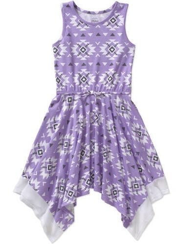 girls hanky hem dress