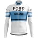 thumbnail image 3 of Maillot de ciclismo retro de varios estilos para hombre, de manga larga, sin forro polar, para ciclismo, París, Roubaix, Brooklyn, Ford, Faema, Molteni, 3 of 5