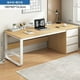 thumbnail image 1 of Laptop Clerk Office Desk Executive Reception Drawer Storage Office Desk Simplicity Wood Escritorio Ordenador Furniture QF50OD My Lux Decor Round, 1 of 30