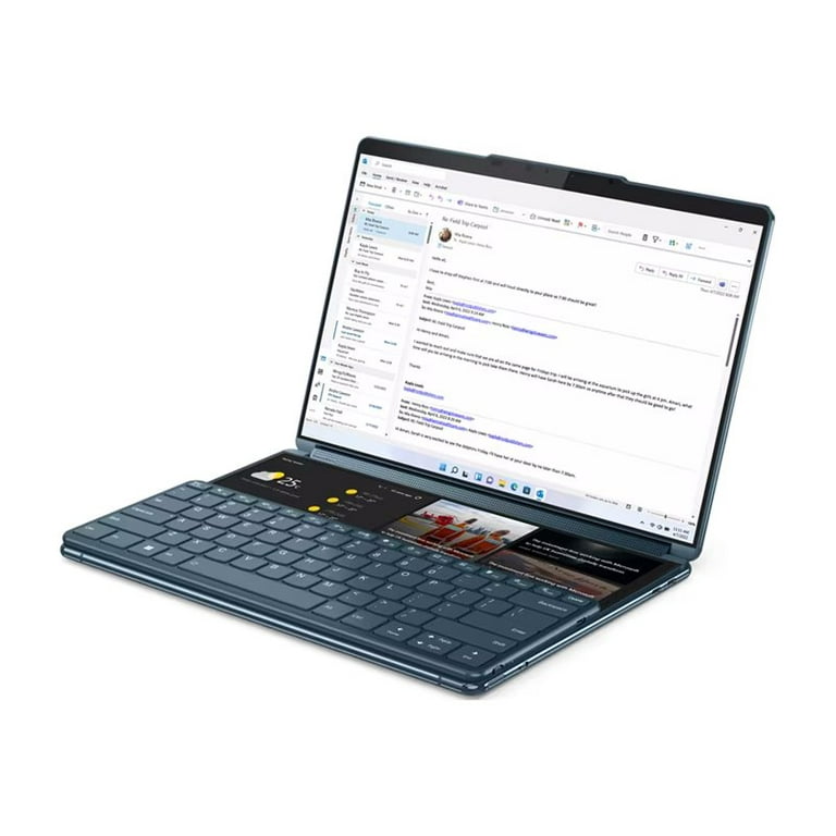 DJS-Tech Electronic Smart 16-inch Laptop, Dual Touch Screens, DDR5