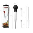 thumbnail image 4 of Kitchen Stainless Steel Turkey Baster for Cooking Metal Turkey Baster Injector, 4 of 5