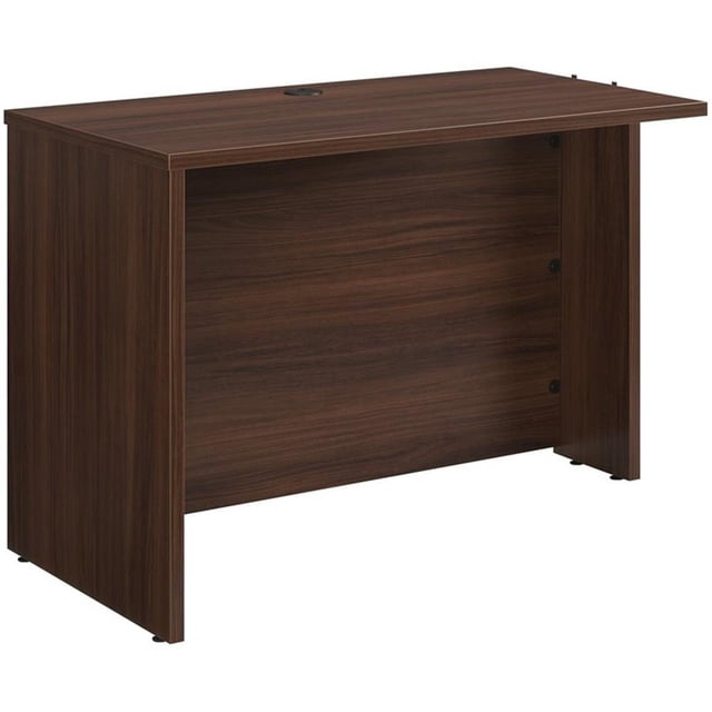 Sauder Affirm Engineered Wood 42" Desk Return/Bridge in Noble Elm/Brown