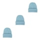 thumbnail image 5 of Gorro de punto Qarigey Beanie Hat Skullcap ajustable Color caramelo Hilo térmico A prueba de viento Azul, 5 of 6