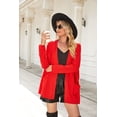 thumbnail image 2 of Richie House Women's Open Front Cardigan Long Sleeve Sweater with Side Pockets ARH2058-C-S, 2 of 5
