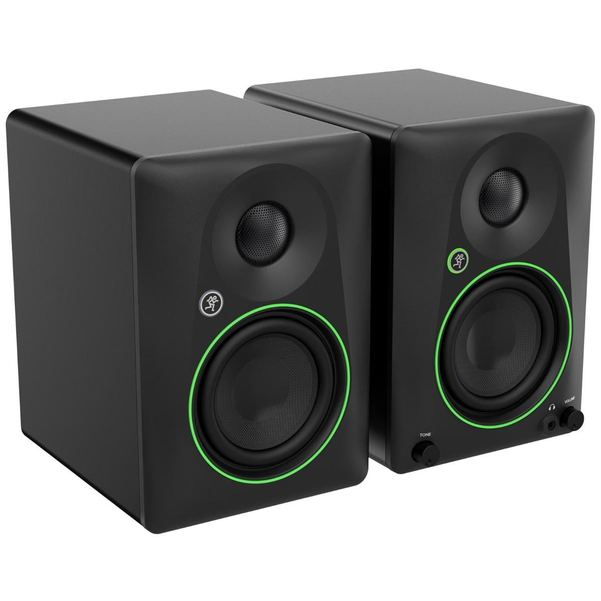 Mackie CR4.5 4.5" Powered Studio Monitors with Desktop Stands Package