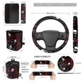 thumbnail image 7 of KUIFORTI Rose Skull Automobile Seat Cover Sets 15 Pack Automotive Rear Front Seat Protector All-Season Protection Wear-Resistant Fit Most Car, Truck, Suv, or Van, 7 of 7