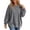 Dark Gray, variant on Women’s Corded Crew Neck Sweatshirt Oversized Long Sleeve Loose Pullover Top,Sizes S-2XL