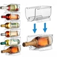 thumbnail image 1 of Storage Rack Storage Rack Transparent Space Saving Acrylic Wine Rack Storage Organizer for Wine Transparent, 1 of 7