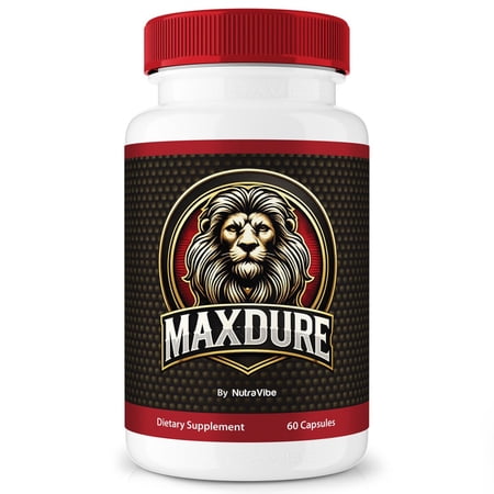 MaxDure – Original Max Dure Capsules with a Natural Daily Blend for Wellness |Clean, Gentle, Easy-to-Swallow Pills (60 Capsules)