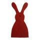 thumbnail image 2 of Bolsa para guardar huevos de Pascua con diseño de conejo, regalo para niños para el día de Pascua. rojo, 2 of 9