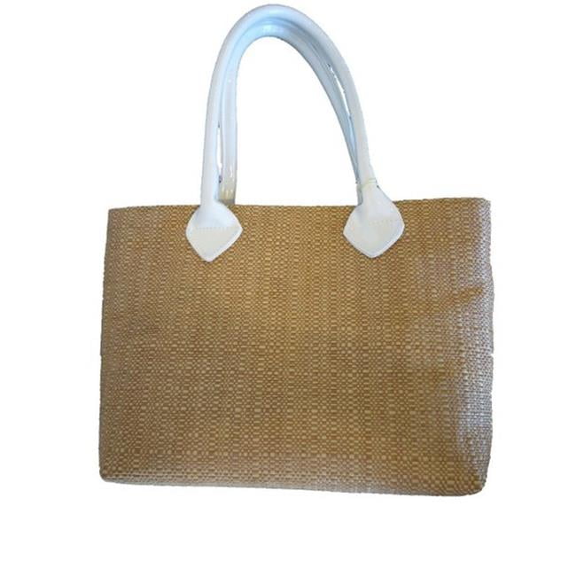 white patent leather purse