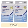 (2 pack) Equate Pre-Moistened Lens Cleaning Wipes, 100 Count