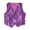 Purple, variant on Kids Unisex Glittery Sequined Shirt Vest Jacket Shiny Waistcoat for Prom Dance Stage Performance