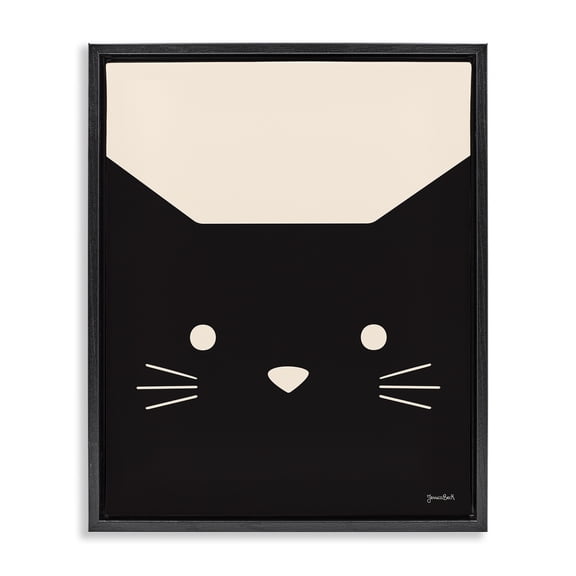 Stupell Industries Cottage Black Floating Frame Canvas Art, 17 x 21, by Jessica Beck