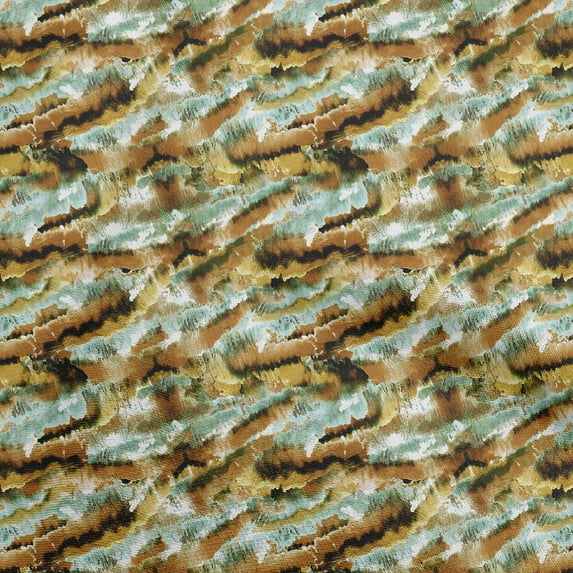 oneOone Cotton Jersey Orange Fabric Abstract Sewing Craft Projects Fabric Prints By Yard 58 Inch Wide