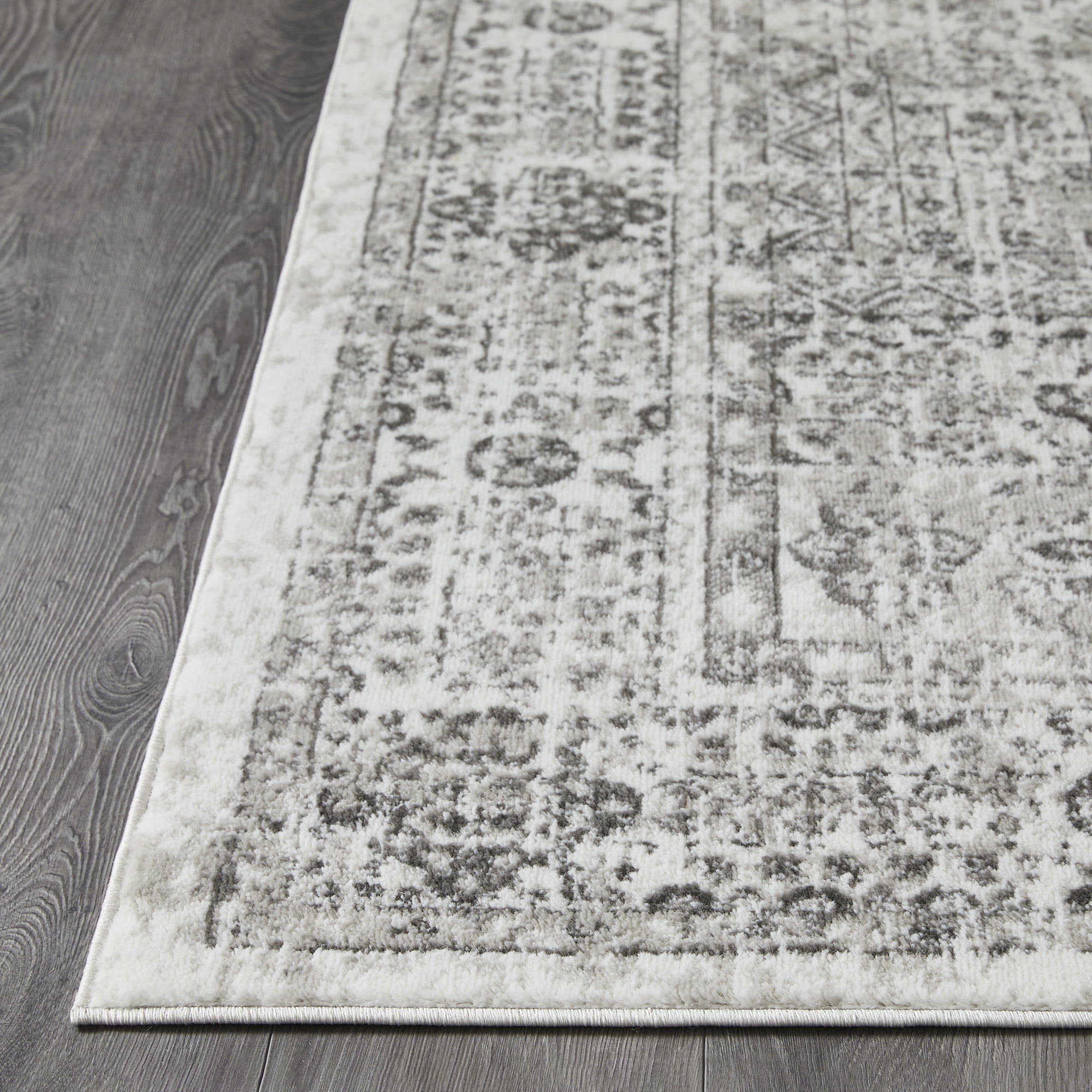 Loomaknoti Rhane Aleckan 9' x 12' Gray Oriental Indoor Polyproylene Area Rug
