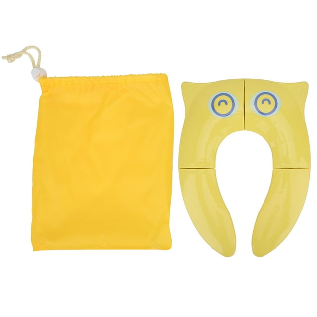 Orinal plegable portátil para viajes, asiento de entrenamiento para inodoro, fundas para inodoro, orinal Big Eye