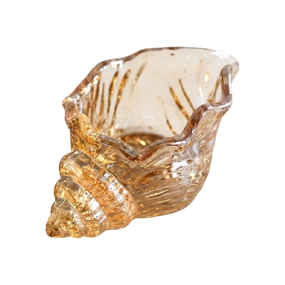 Lynono Co.,Ltd Tealight Candle Holders Votive Candle Holders Conch Candlestick for Centerpieces