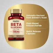 Beta Glucan 1,3 1,6 | 700mg | 90 Capsules | Non-GMO, Gluten Free Supplement | by Piping Rock