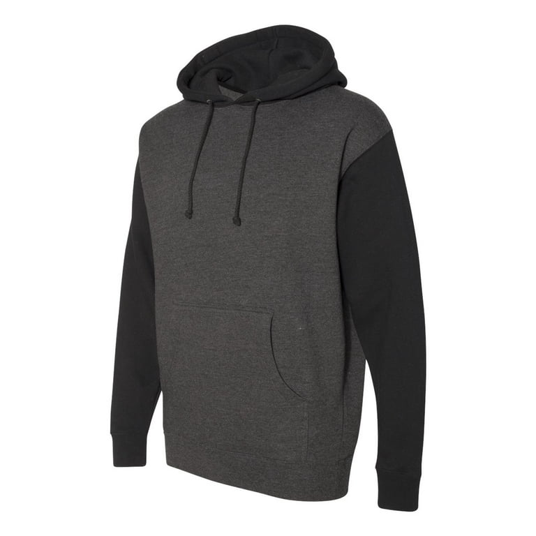 Independent Trading Co. Heavyweight Hooded Sweatshirt IND4000 Charcoal Heather Black XS Walmart